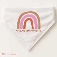 Raising Kind Humans Rainbow USA-Made Doggie Bandana thumb 0