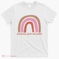 Raising Kind Humans Rainbow T-Shirt thumb 0