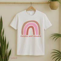 Raising Kind Humans Rainbow T-Shirt thumb 2