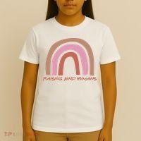 Raising Kind Humans Rainbow T-Shirt thumb 4