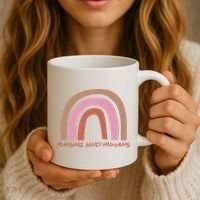 Raising Kind Humans Rainbow Coffee Mug thumb 3