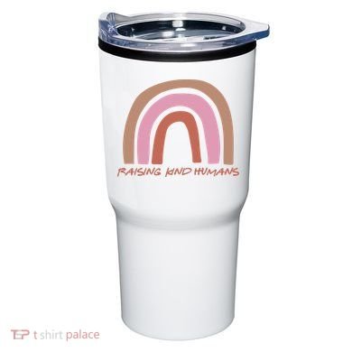 Raising Kind Humans Rainbow Tumbler