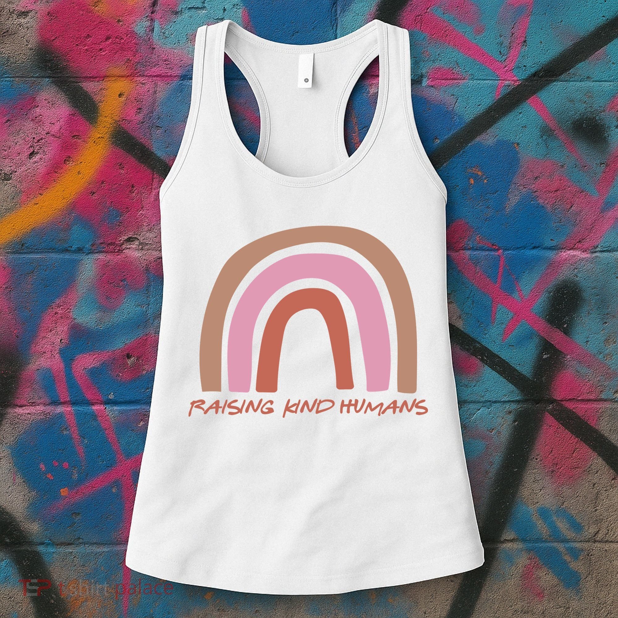 Raising Kind Humans Rainbow Women's Tank Top