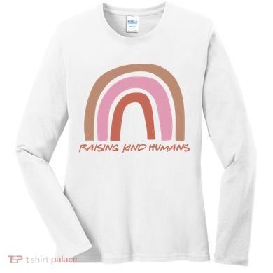 Raising Kind Humans Rainbow Women's Long Sleeve Shirt