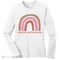 Raising Kind Humans Rainbow Women's Long Sleeve Shirt thumb 0