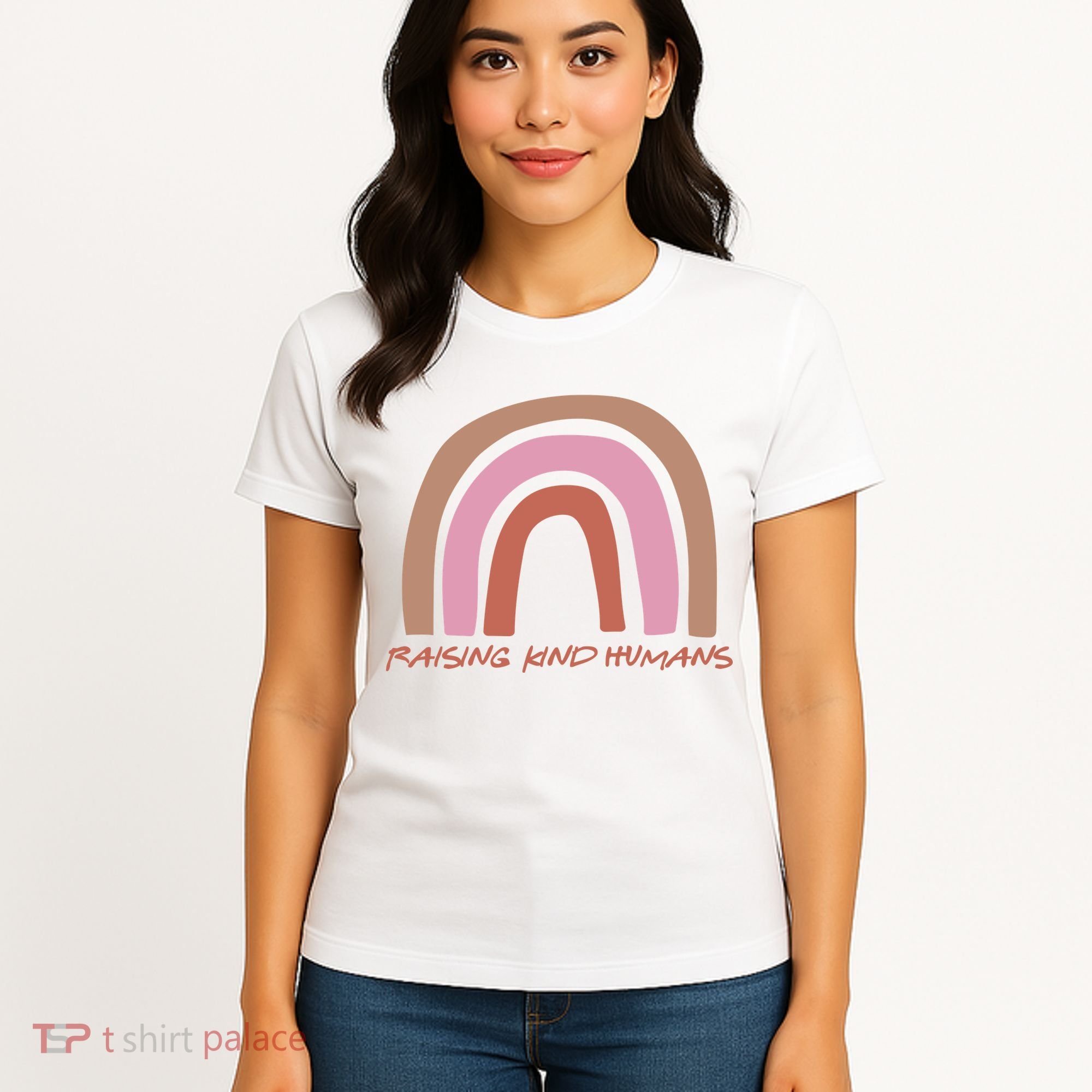 Raising Kind Humans Rainbow Women's T-Shirt