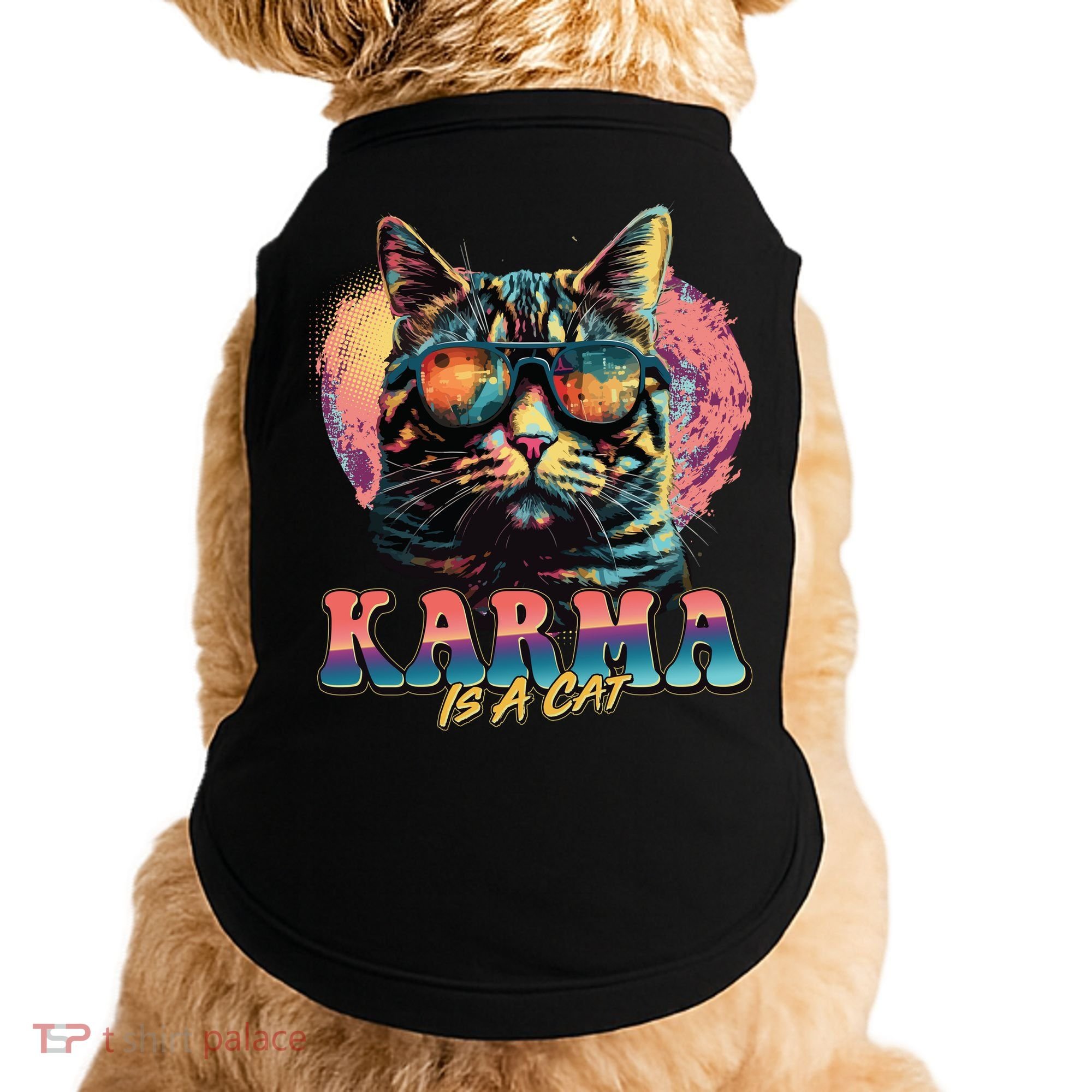 Retro Karma Is A Cat Doggie Tank