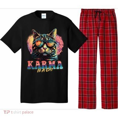Retro Karma Is A Cat Pajama Set