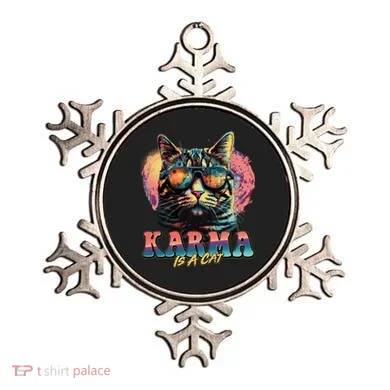 Retro Karma Is A Cat Ornament