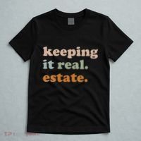 Retro Keeping It Real Estate Broker Agent Seller Realtor T-Shirt thumb 5
