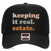 Retro Keeping It Real Estate Broker Agent Seller Realtor Hat thumb 0