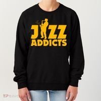 Robert Komaniecki Jazz Addicts With Saxophone Women's Sweatshirt thumb 0