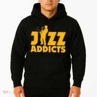 Robert Komaniecki Jazz Addicts With Saxophone Hoodie thumb 2