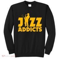 Robert Komaniecki Jazz Addicts With Saxophone Sweatshirt thumb 0