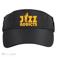 Robert Komaniecki Jazz Addicts With Saxophone Adult Drive Performance Visor thumb 0