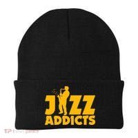 Robert Komaniecki Jazz Addicts With Saxophone Beanie thumb 0