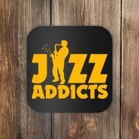 Robert Komaniecki Jazz Addicts With Saxophone Coaster thumb 0