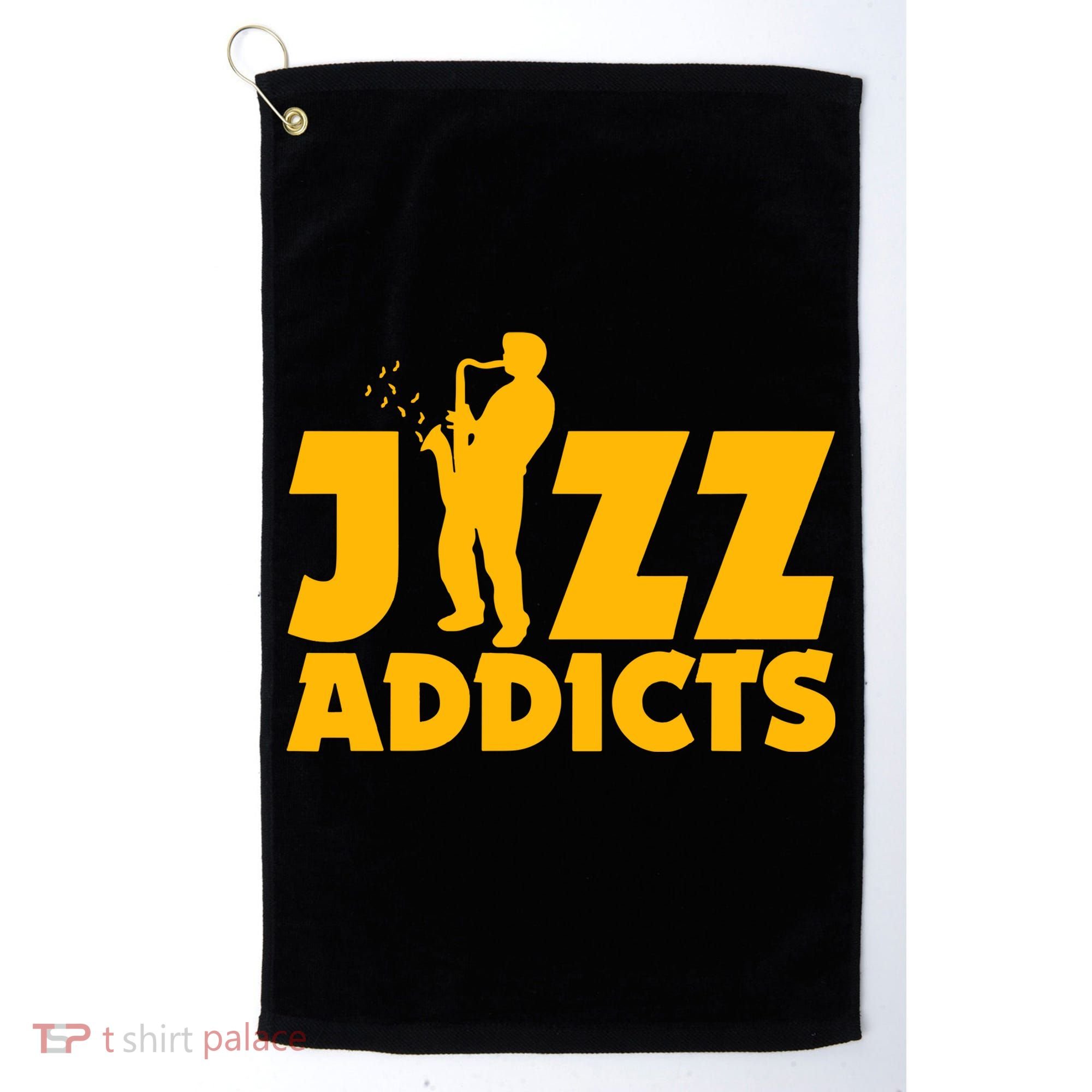 Robert Komaniecki Jazz Addicts With Saxophone Golf Towel