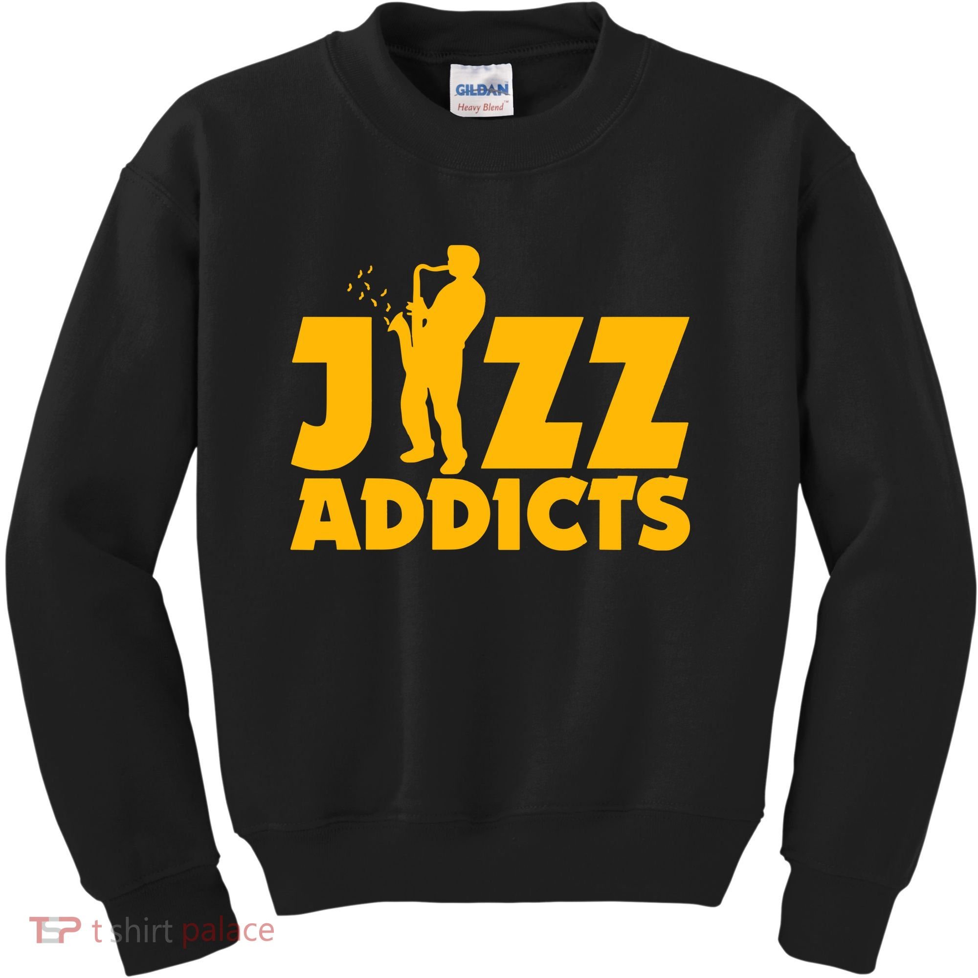 Robert Komaniecki Jazz Addicts With Saxophone Kids Sweatshirt