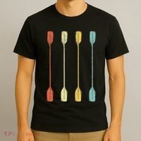 Retro Kayak Kayaking Paddling Vintage T-Shirt thumb 3
