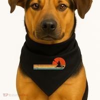 Retro Kayak Kayaking Paddling USA-Made Doggie Bandana thumb 1