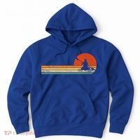 Retro Kayak Kayaking Paddling Hoodie thumb 0