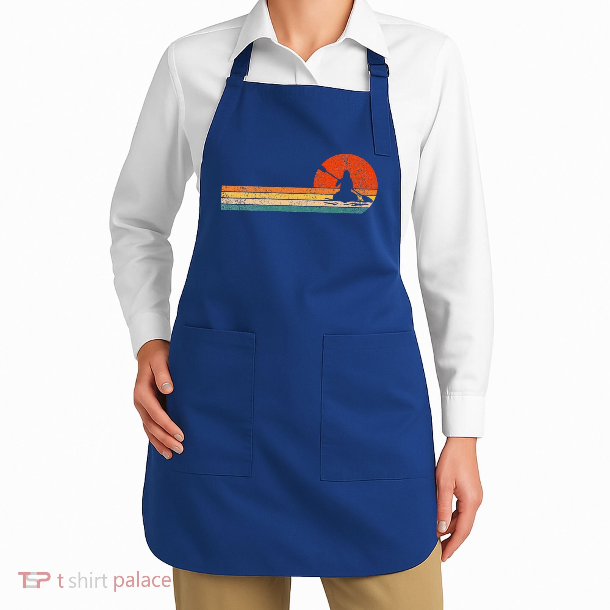Retro Kayak Kayaking Paddling Apron