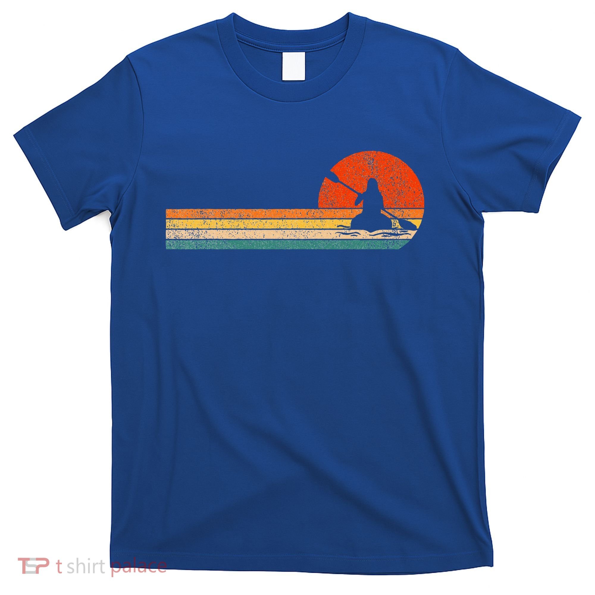 Retro Kayak Kayaking Paddling T-Shirt
