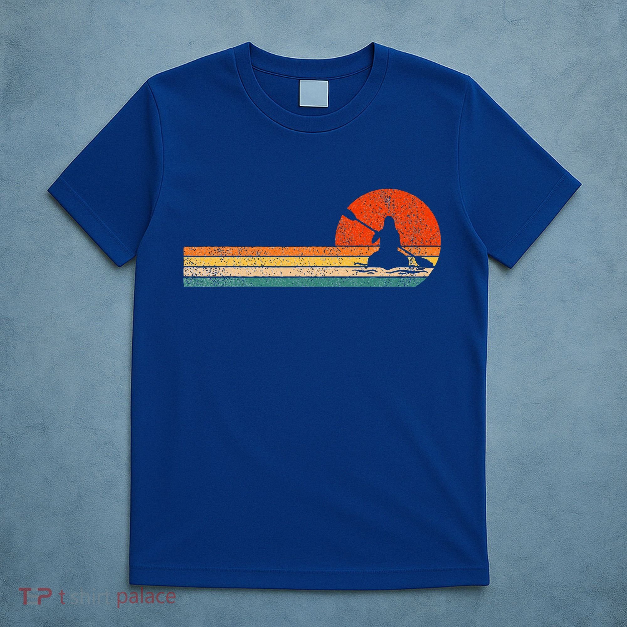 Retro Kayak Kayaking Paddling T-Shirt