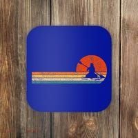 Retro Kayak Kayaking Paddling Coaster thumb 0