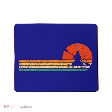 Retro Kayak Kayaking Paddling Mousepad
