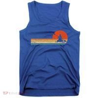 Retro Kayak Kayaking Paddling Tank Top thumb 0