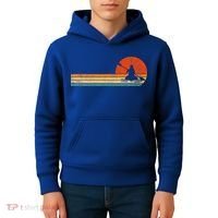Retro Kayak Kayaking Paddling Kids Hoodie thumb 4