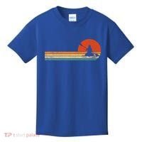 Retro Kayak Kayaking Paddling Kids T-Shirt thumb 0