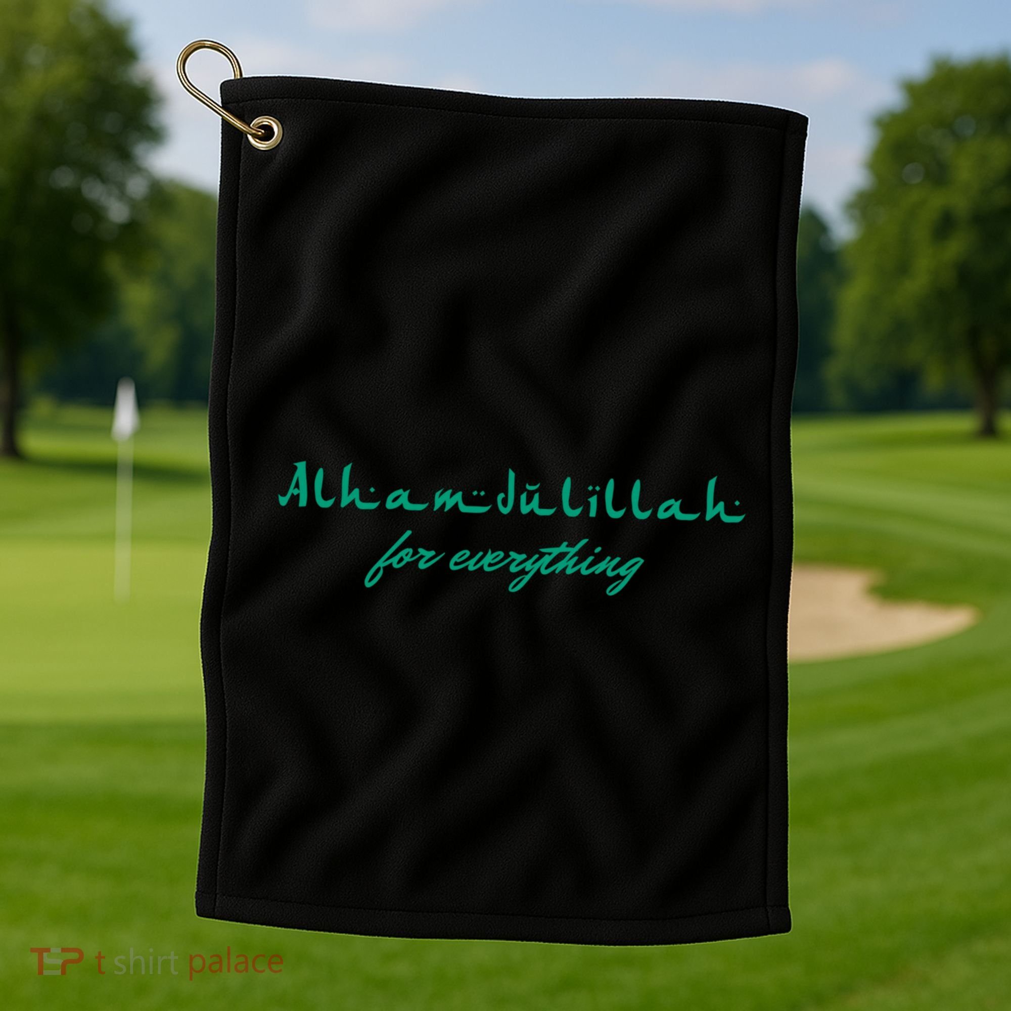 Ramadan Kareem Mubarak Alhamdulillah For Everything Meaningful Gift Golf Towel