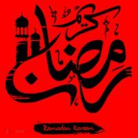 Ramadan Kareem Muslim Fasting Arabic Wording Santa Hat thumb 1