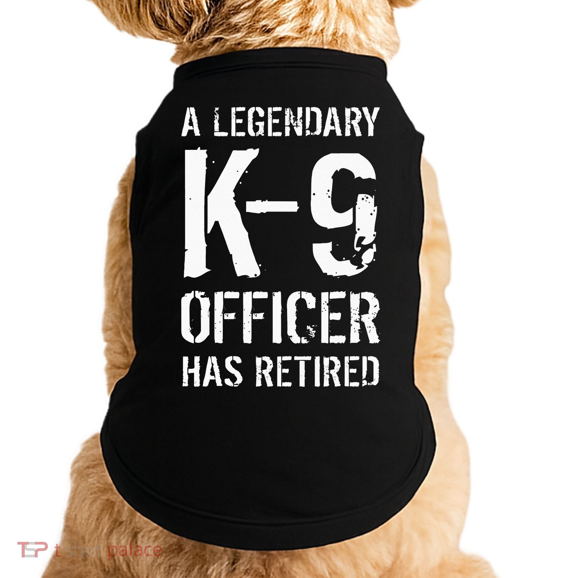 Retired K9 Officer Retirement Gift K9 Police Dog Handler Doggie Tank