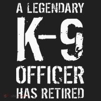 Retired K9 Officer Retirement Gift K9 Police Dog Handler Beanie thumb 2