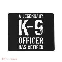 Retired K9 Officer Retirement Gift K9 Police Dog Handler Mousepad thumb 0