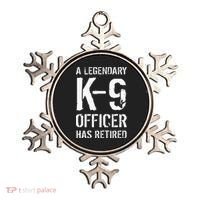 Retired K9 Officer Retirement Gift K9 Police Dog Handler Ornament thumb 0