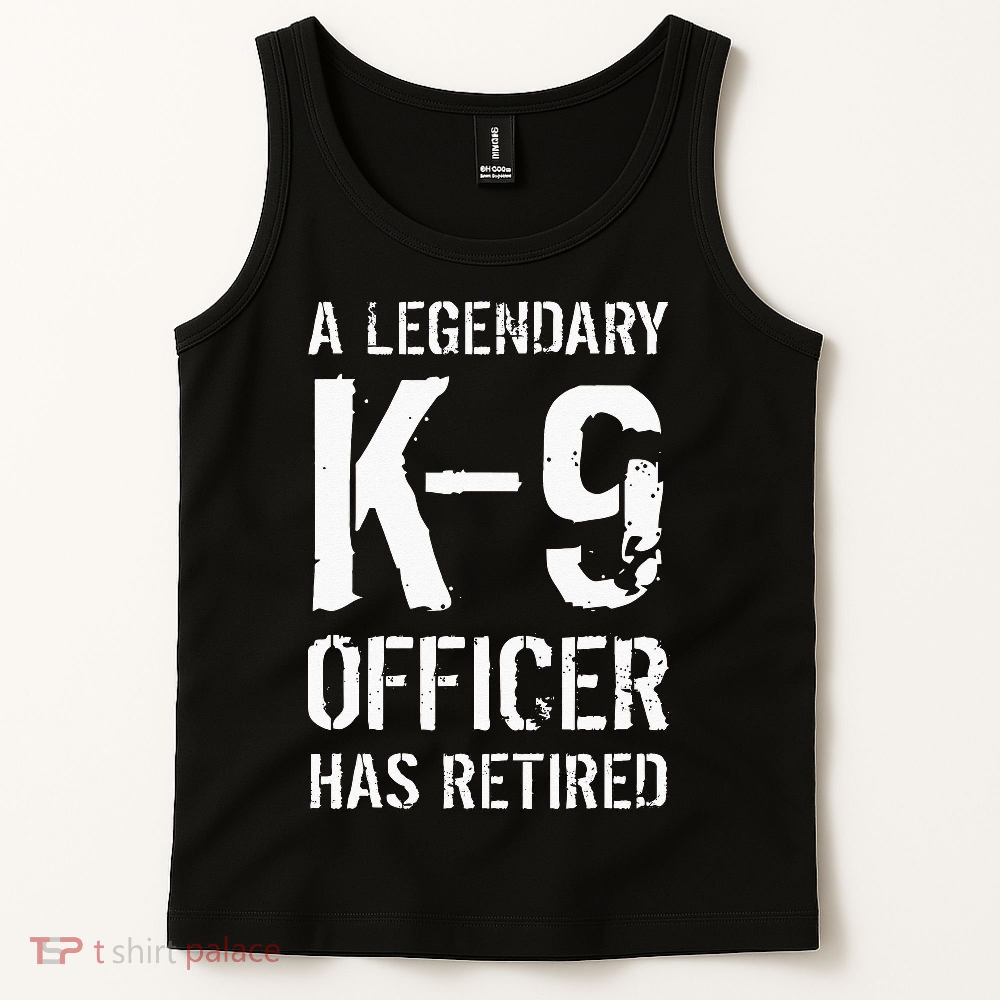 Retired K9 Officer Retirement Gift K9 Police Dog Handler Tank Top