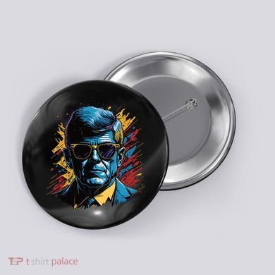 Retro Kennedy Pop 1961 1963 Button