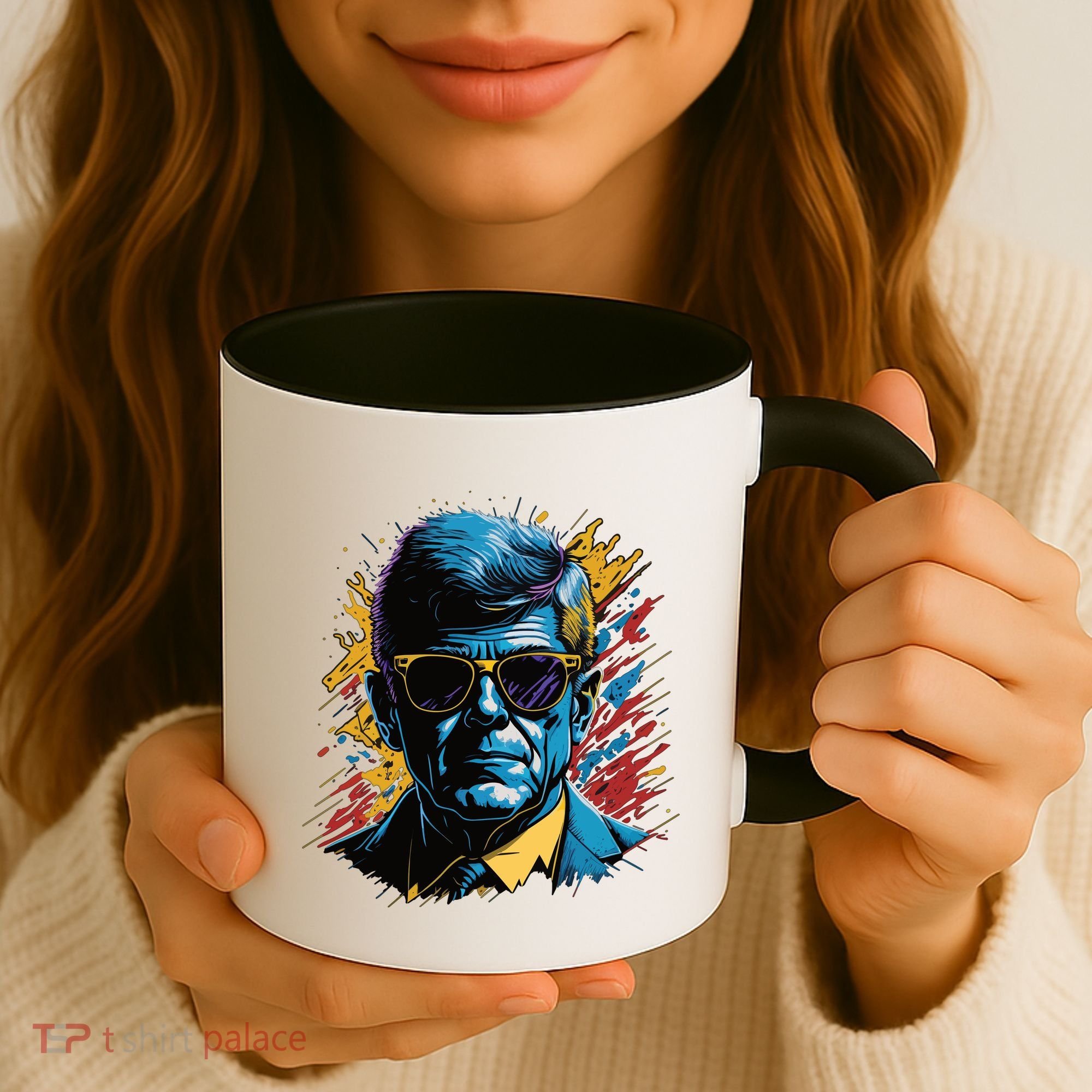 Retro Kennedy Pop 1961 1963 Coffee Mug
