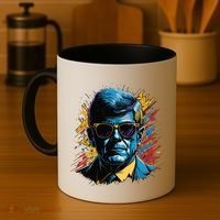 Retro Kennedy Pop 1961 1963 Coffee Mug thumb 4