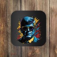 Retro Kennedy Pop 1961 1963 Coaster thumb 0