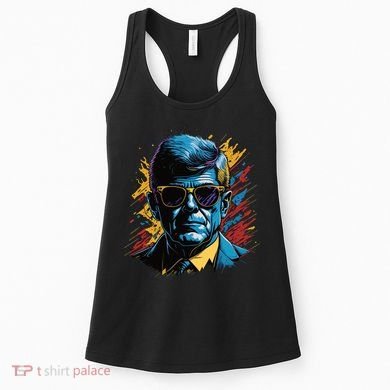 Retro Kennedy Pop 1961 1963 Women's Tank Top