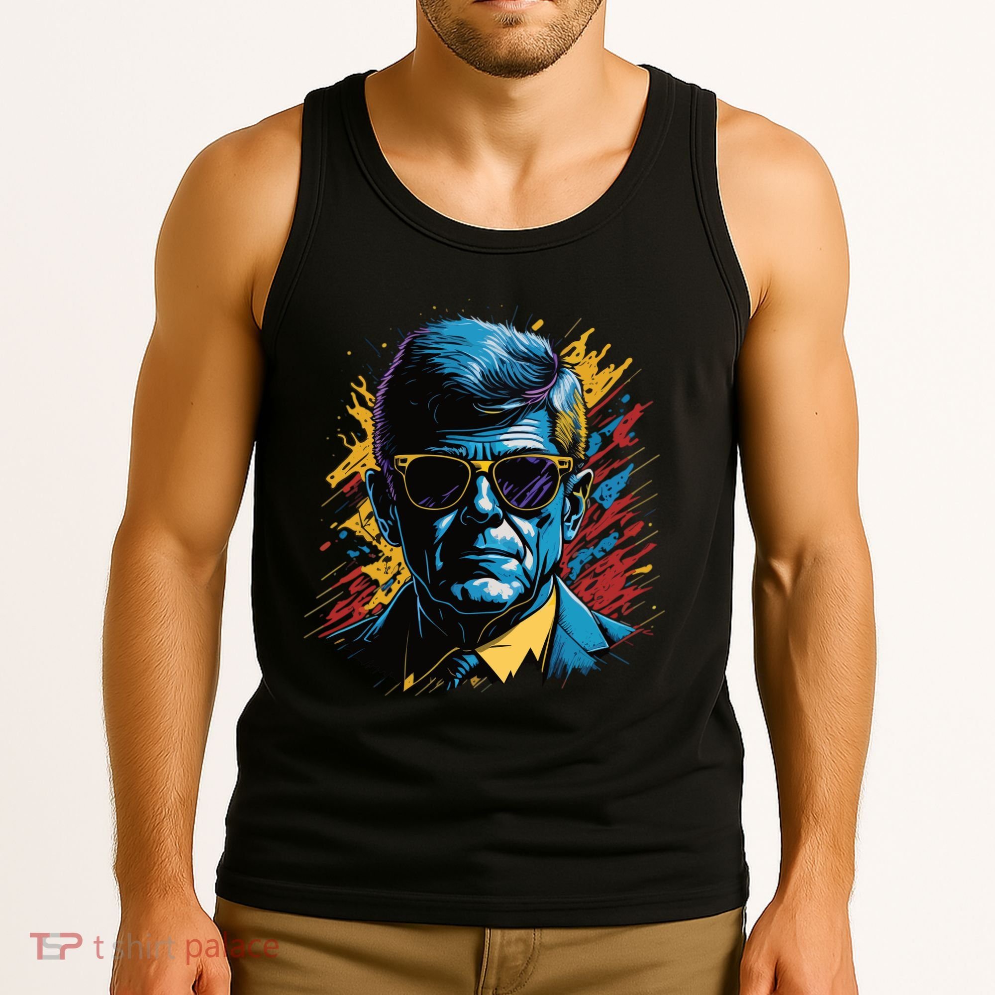 Retro Kennedy Pop 1961 1963 Tank Top