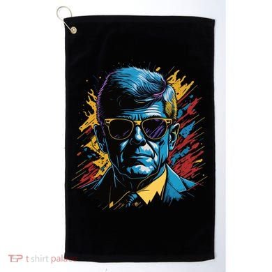 Retro Kennedy Pop 1961 1963 Golf Towel