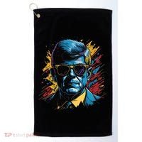 Retro Kennedy Pop 1961 1963 Golf Towel thumb 0