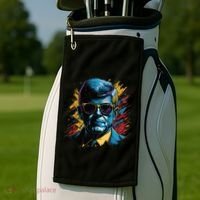 Retro Kennedy Pop 1961 1963 Golf Towel thumb 2
